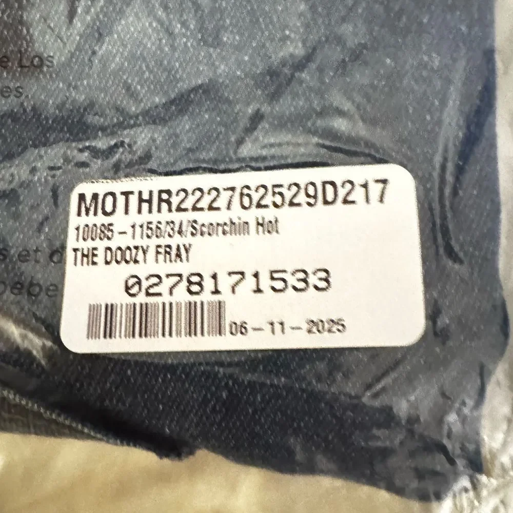 MOTHER Blue Women's Jeans